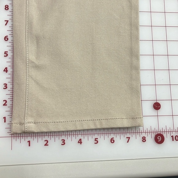 CHICO'S "So Lifting"  Control Panel Straight Leg Stretch Khaki Jean SZ 14 Short - Picture 11 of 16